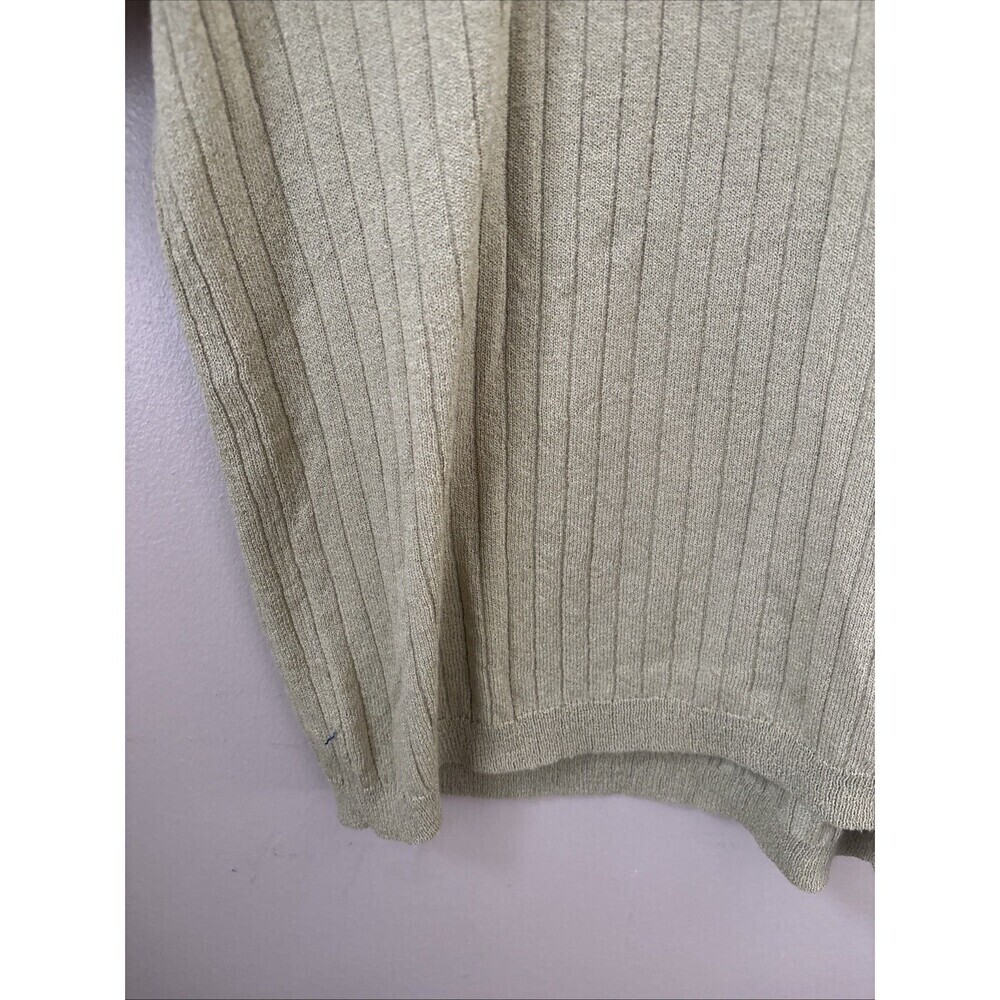 Evan Picone Women’s Medium Sage Green Short Sleeve Sweater - Picture 3 of 5